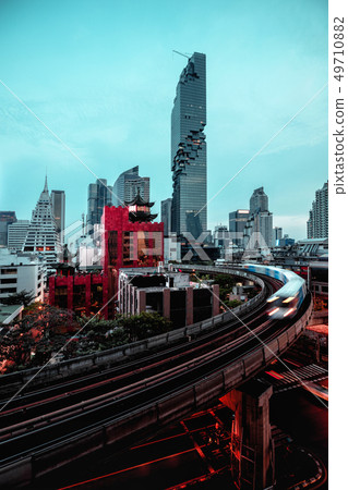 Bangkok business district 49710882