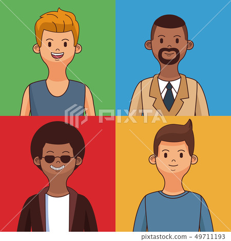 Young mens cartoon 49711193