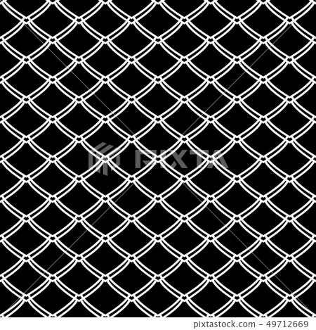 Seamless pattern. Lattice mesh texture. 49712669