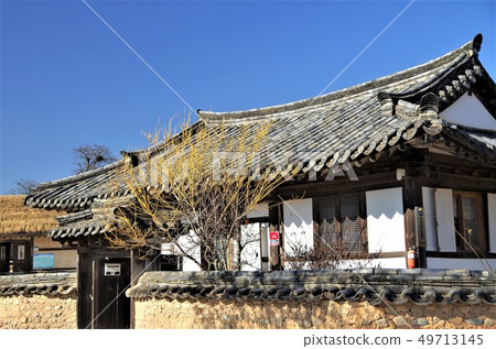 世界遺產/安東，河流傳統建築在韓國[韓國安東] 49713145