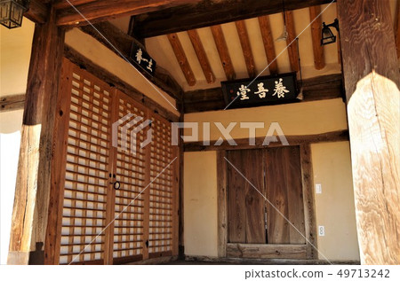 世界遺產/安東，河流傳統建築在韓國[韓國安東] 49713242