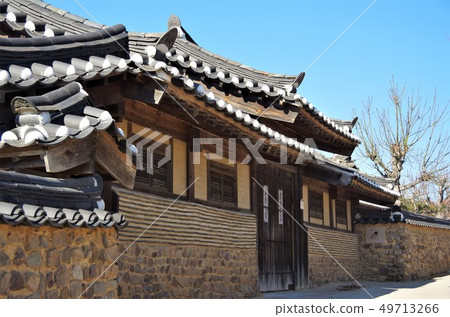 世界遺產/安東，河流傳統建築在韓國[韓國安東] 49713266