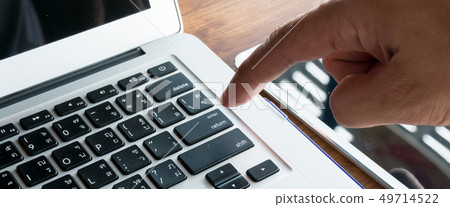 people working on computer for marketing online 49714522