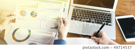 people working on computer for marketing online 49714537