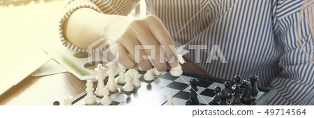 International chess sport of thinking game on the  49714564