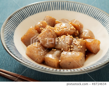 Simmered konnyaku 49714634