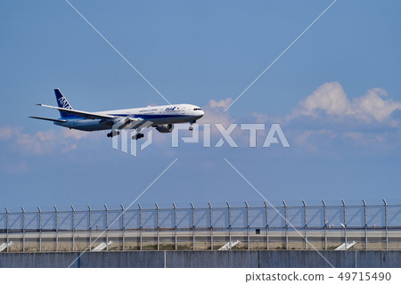 飛機降落 飛機降落 49715490