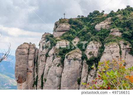 Montserrat is a mountain near Barcelona, SPAIN Montserrat is a mountain near Barcelona, SPAIN 49716631