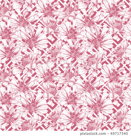 Pink Seamless Pattern for Romantic Valentines Day - Stock Illustration ...