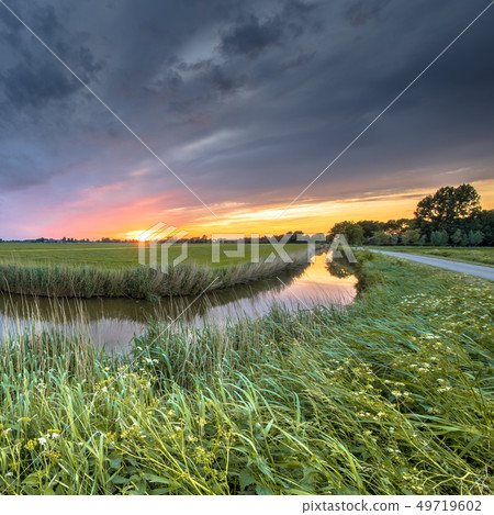 Netherlands Groningen Landscape square Netherlands Groningen Landscape square 49719602