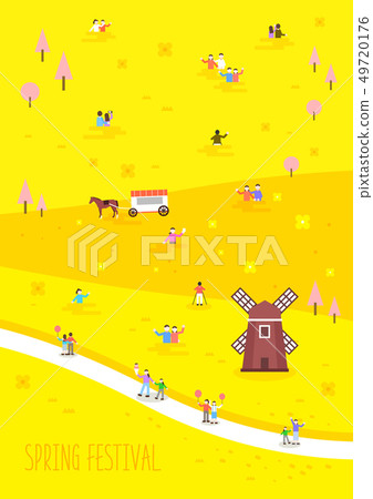 Spring Flower Festival Illustration Spring Flower Festival Illustration 49720176