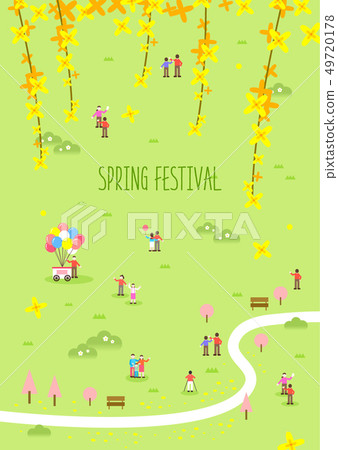 Spring Flower Festival Illustration Spring Flower Festival Illustration 49720178