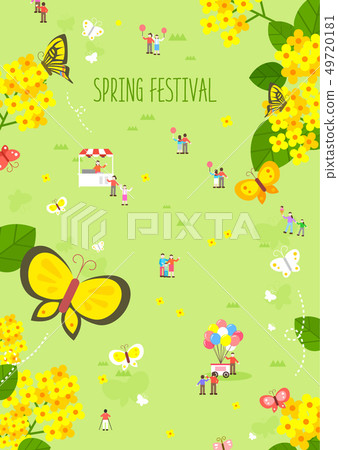 Spring Flower Festival Illustration Spring Flower Festival Illustration 49720181