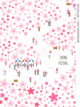 Spring Flower Festival Illustration Spring Flower Festival Illustration 49720182