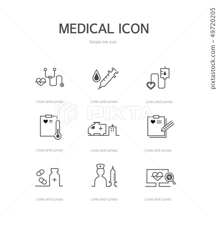 Line Icon Set Line Icon Set 49720205