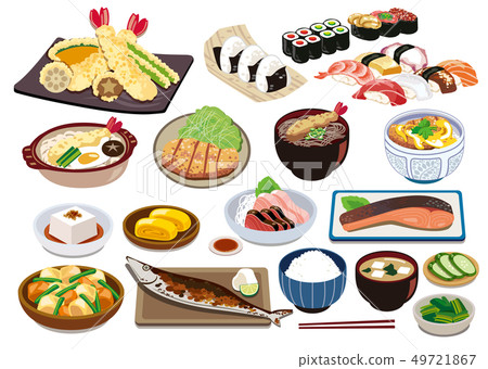 Japanese food set Japanese food set 49721867