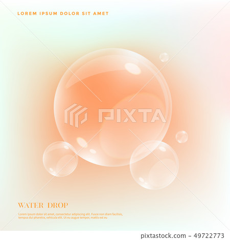 透明和多彩滴 49722773