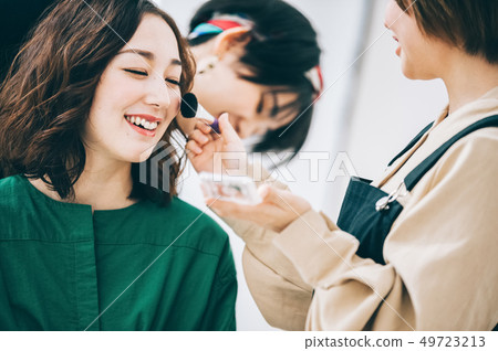 Creative shooting scenery Hair makeup 49723213