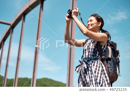 Woman Hokkaido travel Woman Hokkaido travel 49725235