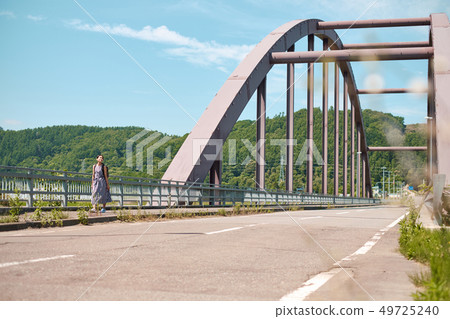 Woman Hokkaido travel 49725240