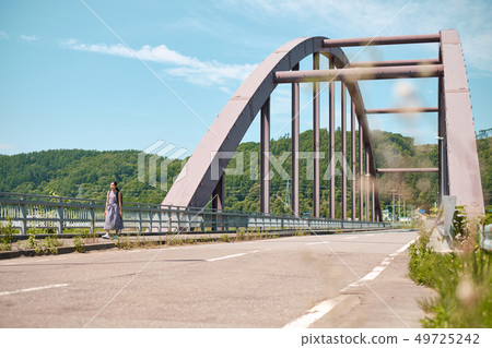 Woman Hokkaido travel 49725242
