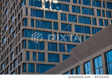 windows office building for background 49726202