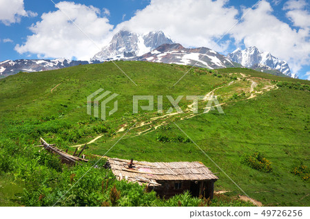 Svaneti mountains landscape 49726256