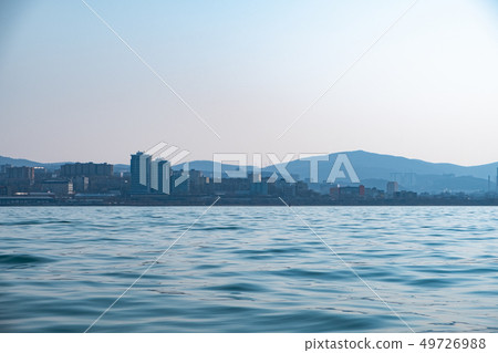 Vladivostok city view from the sea 49726988