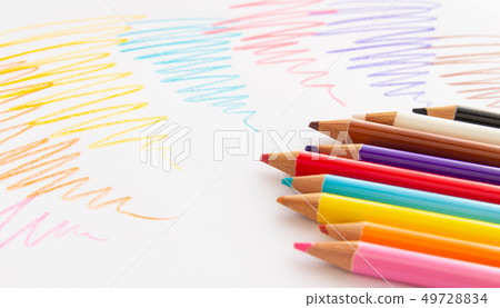 Taste of colored pencils Writing comfort Colorful 49728834