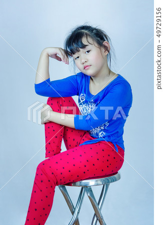 portrait of asian little girl portrait of asian little girl 49729156