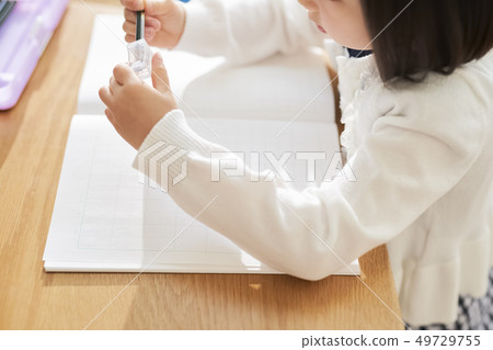 Girl child lifestyle studying 49729755