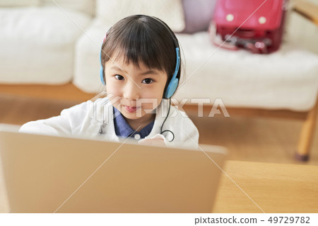 Girl child lifestyle studying Girl child lifestyle studying 49729782