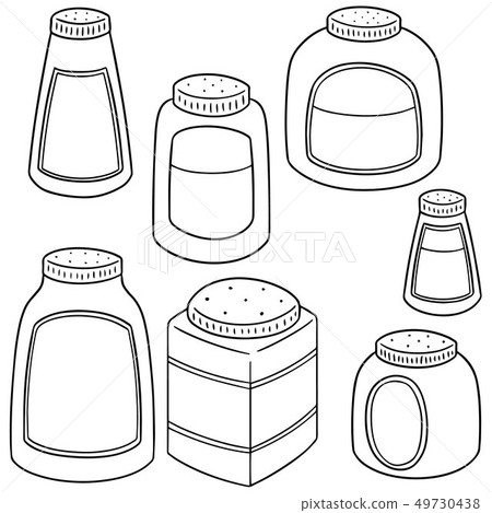 vector set of body powder vector set of body powder 49730438