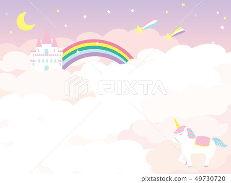 Yume逗人喜愛的背景例證 49730720