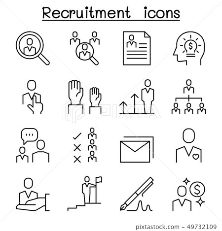 Job, Recruitment, interview, staff, employee icon 49732109