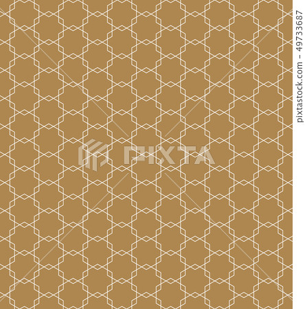 Seamless pattern based on Japanese ornament Kumiko Seamless pattern based on Japanese ornament Kumiko 49733687