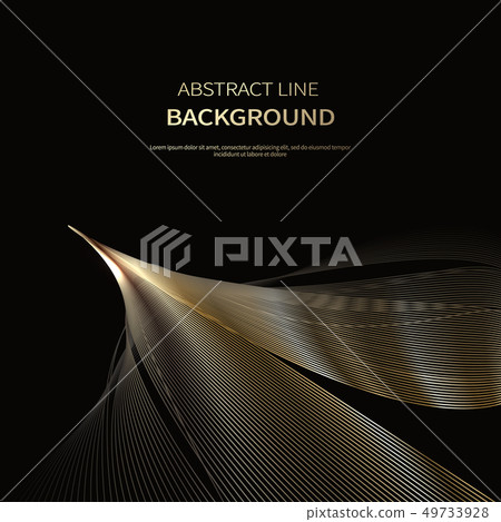 Abstract gold background, lines background 49733928