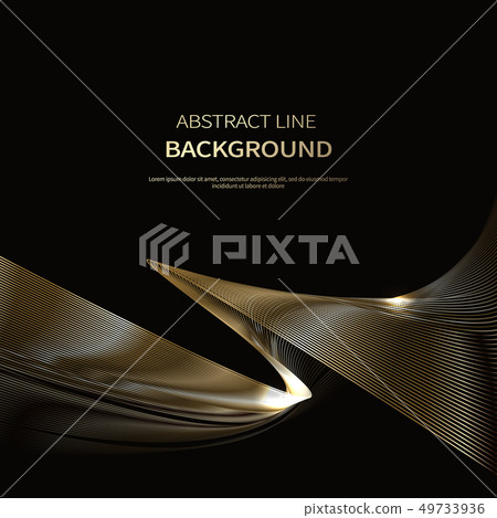 Abstract gold background, lines background Abstract gold background, lines background 49733936