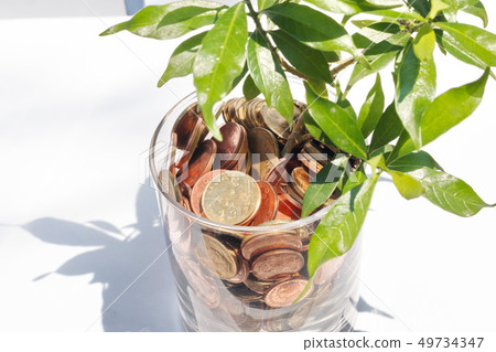 The concept of saving money The concept of saving money 49734347