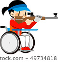 Parasport射擊例證 49734818