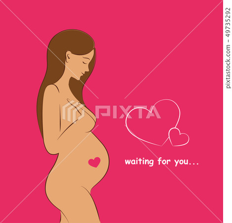 pregnant woman waiting for baby 49735292