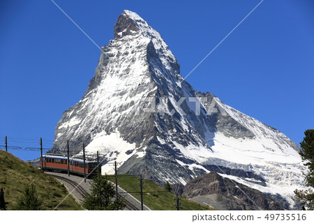 Matterhorn and mountaineering train Matterhorn and mountaineering train 49735516