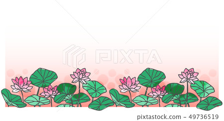 Lotus frame 5 - Stock Illustration [49736519] - PIXTA