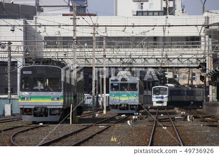 [CR] Chichibu Railway 7000 series and 7800 series trains 49736926