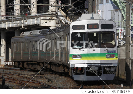 [CR] Chichibu Railway Chichibu Main Line 7500 Series Train (formerly Tokyu Oimachi Line Vehicle) 49736929