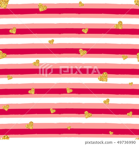 Vector Valentines day seamless pattern - Stock Illustration [49736990 ...