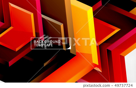 Arrow geometrical abstract background, directional Arrow geometrical abstract background, directional 49737724