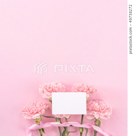Mother's Day Yasuno Kaoru Sendoku 卡片 graceful carnation top view mother's day 49738272
