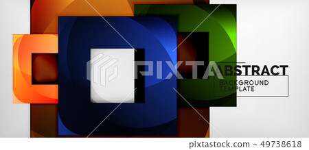 Abstract squares geometric background can be used - Stock Illustration ...