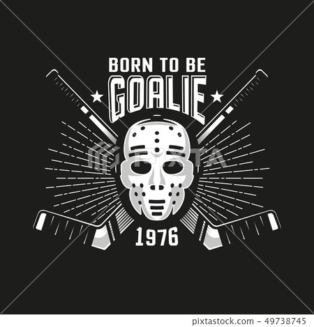 Hockey authentic retro emblem Hockey authentic retro emblem 49738745